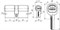 Punto A200/70 mm (30+10+30),  латунь 5 кл Цилиндровый механизм ключ/ключ 30219